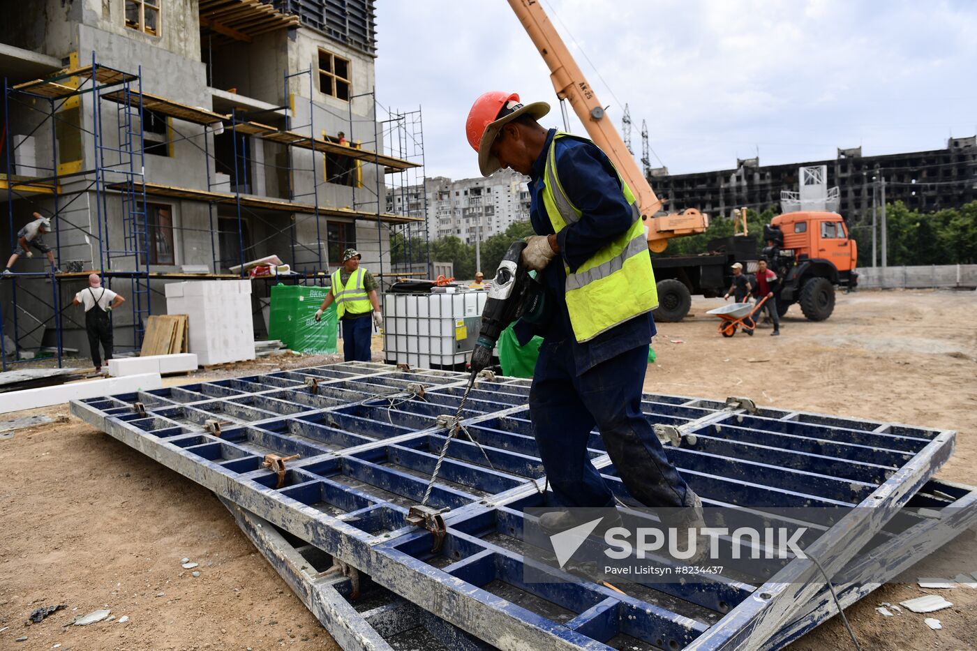 DPR Russia Ukraine Military Operation Construction Site