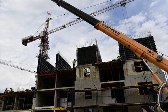 DPR Russia Ukraine Military Operation Construction Site