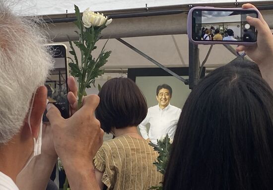 Japan Abe Farewell Ceremony