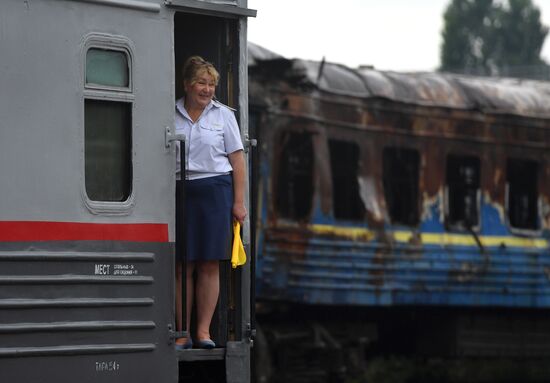 DPR Russia Ukraine Military Operation Passenger Train
