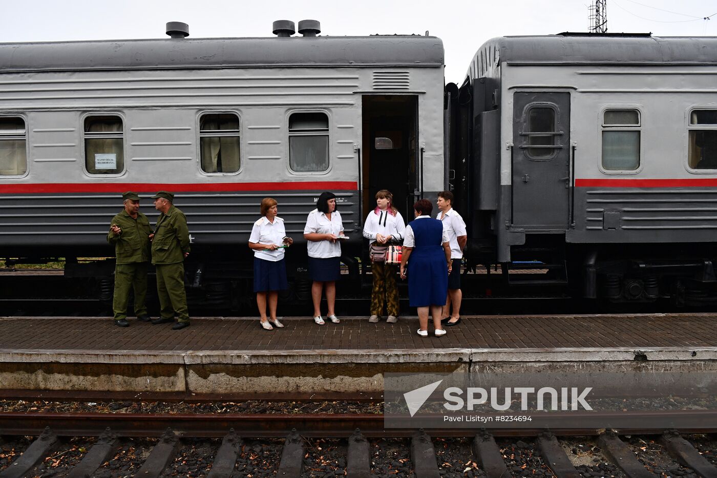 DPR Russia Ukraine Military Operation Passenger Train