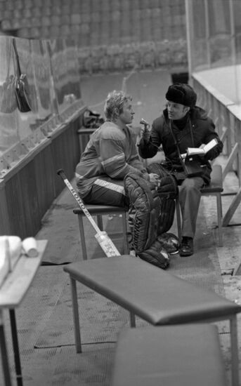 Hockey player Vladimir Myshkin
