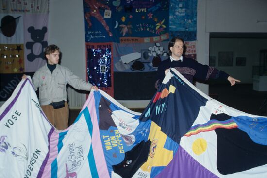Exhibition dedicated to memory of those who died from AIDS