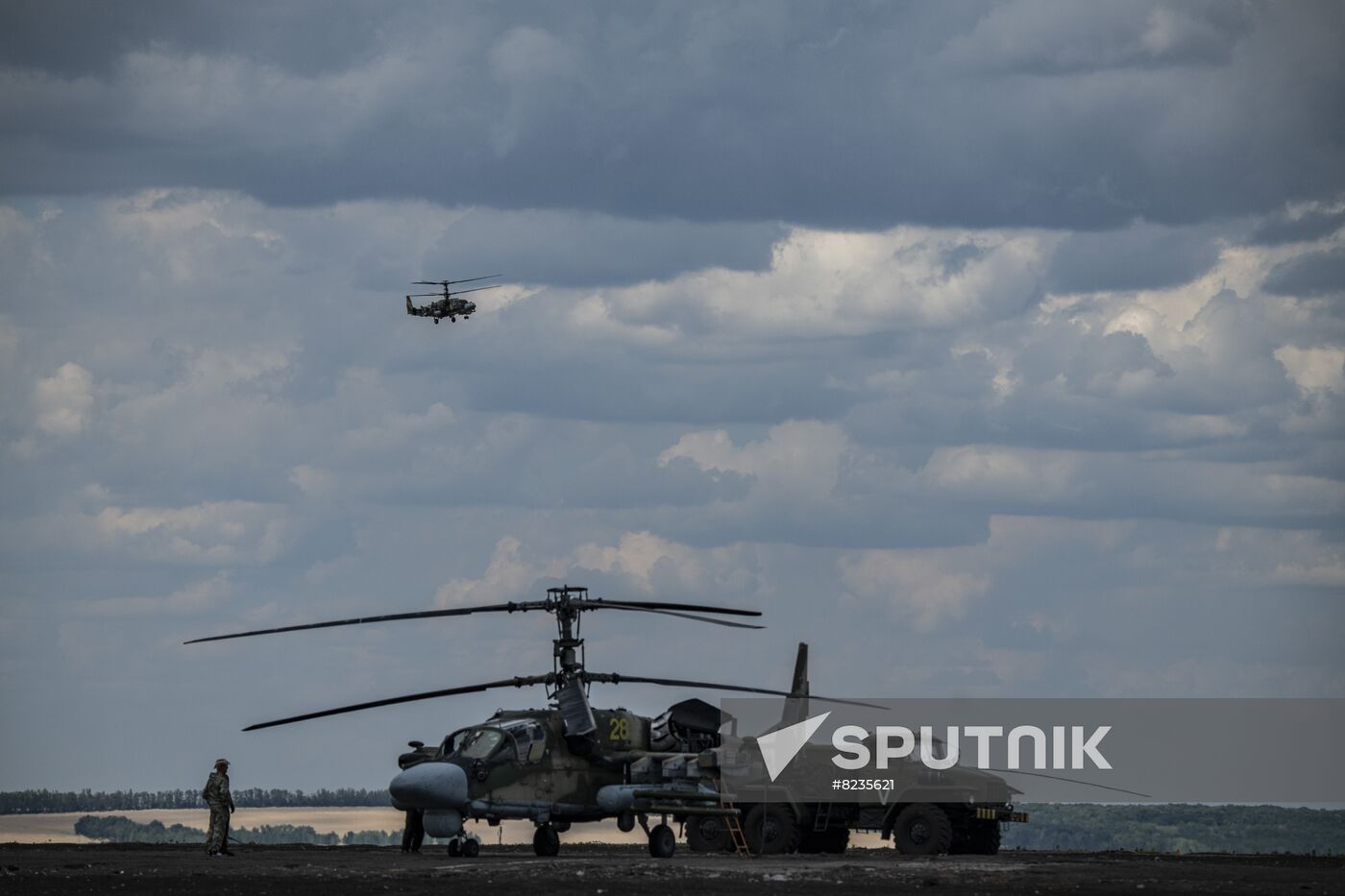 Ukraine Russia Military Operation Airfield