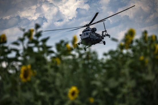 Ukraine Russia Military Operation Airfield