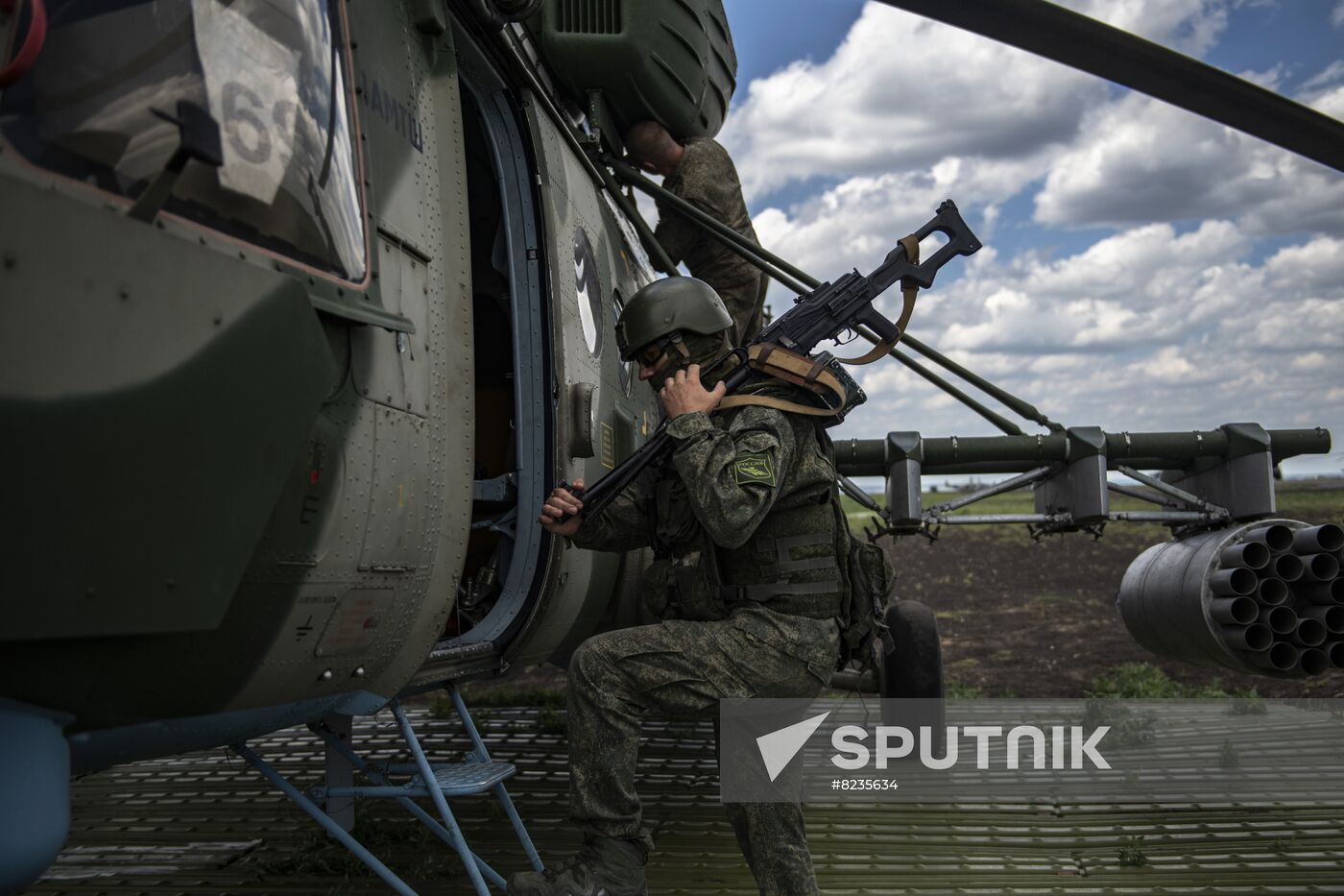 Ukraine Russia Military Operation Airfield
