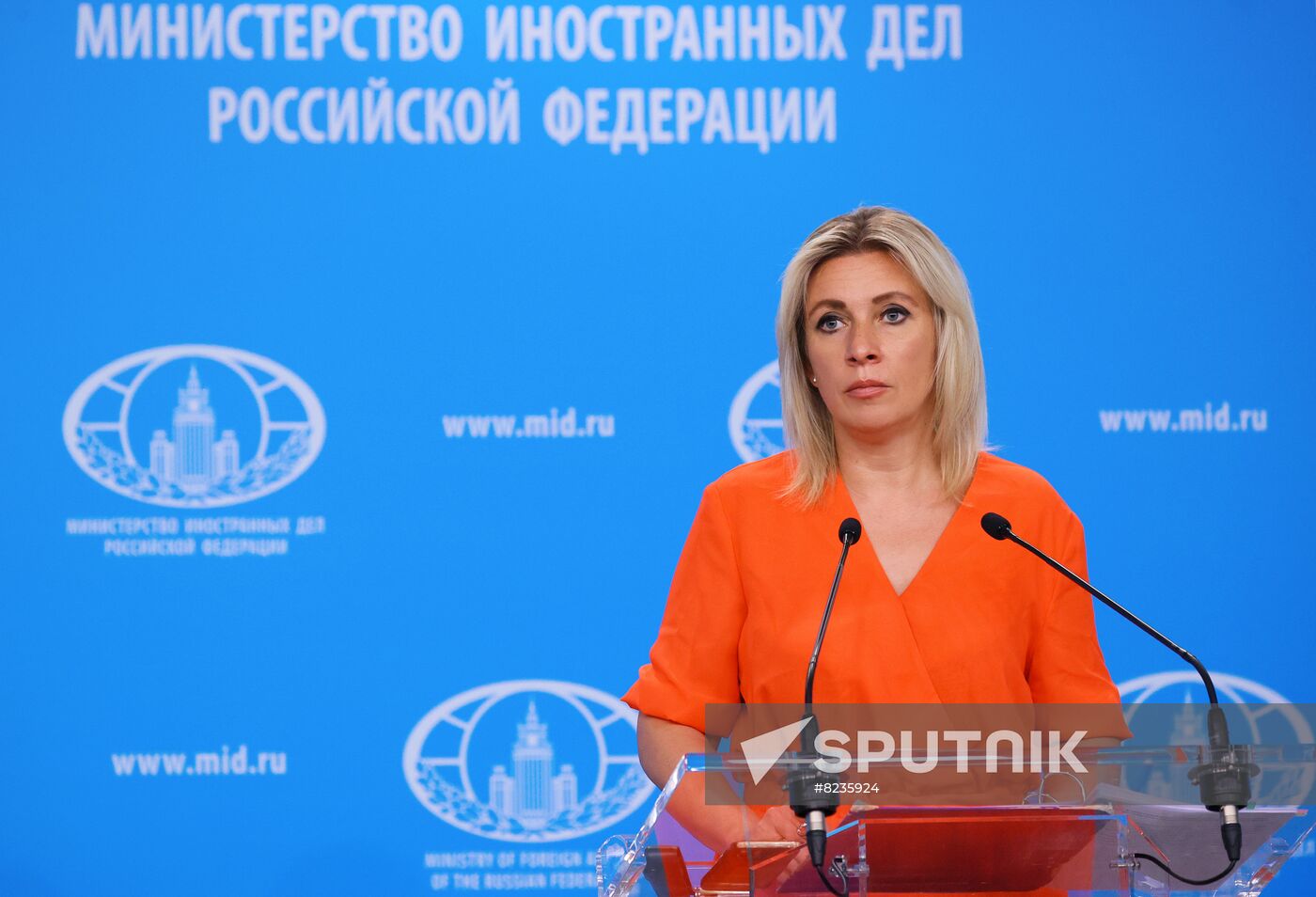 Russia Zakharova Briefing