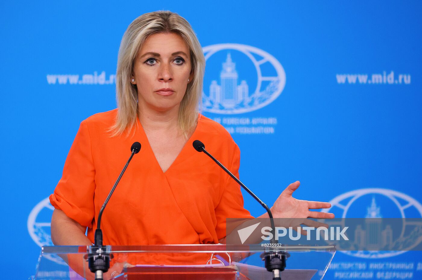Russia Zakharova Briefing
