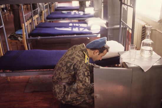 Center for accommodating deserters at Lefortovo military unit
