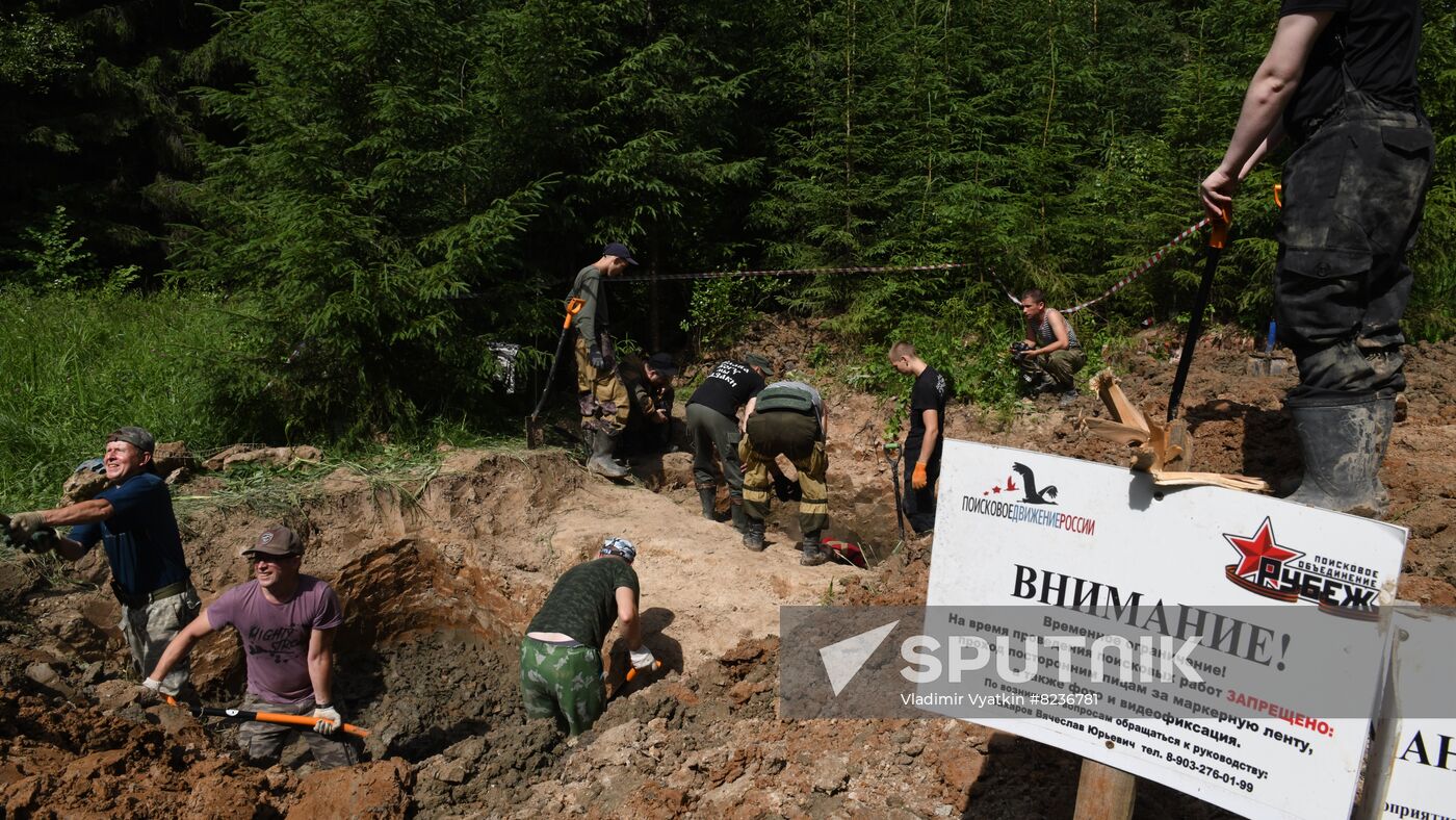 Russia WWII Mass Grave