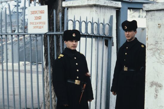 Black Sea Fleet base in Sevastopol