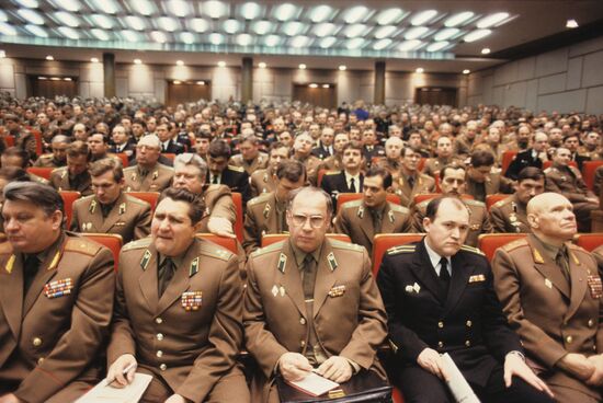 All-Army Officer Assembly in Kremlin