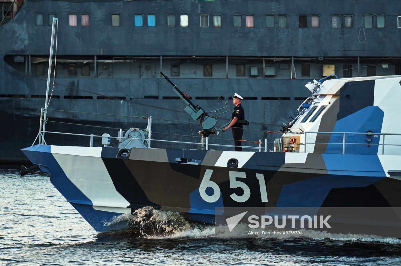 Russia Navy Day Parade Rehearsal