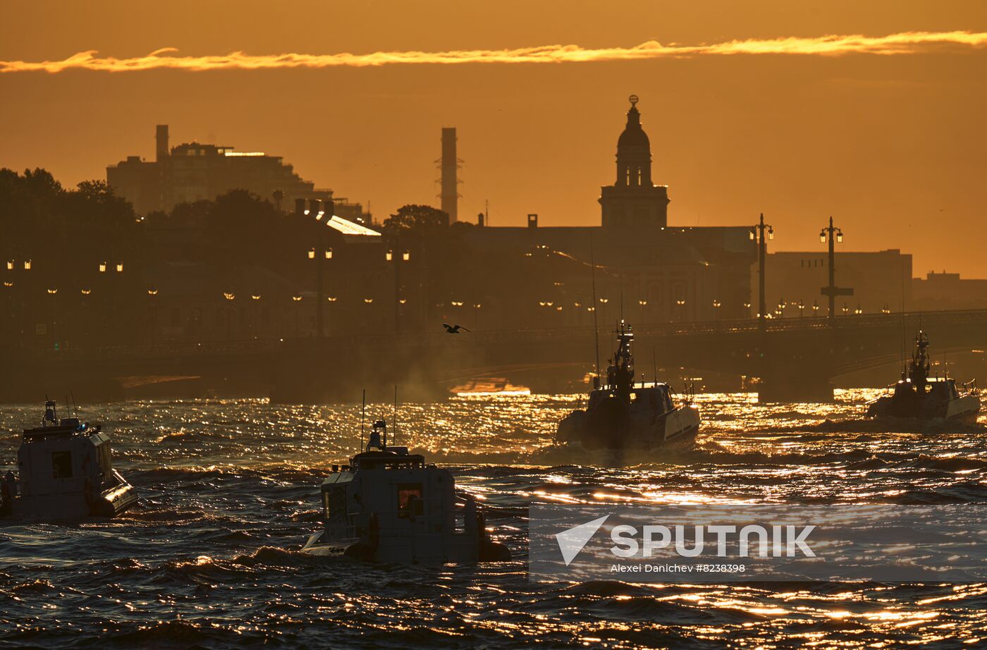 Russia Navy Day Parade Rehearsal