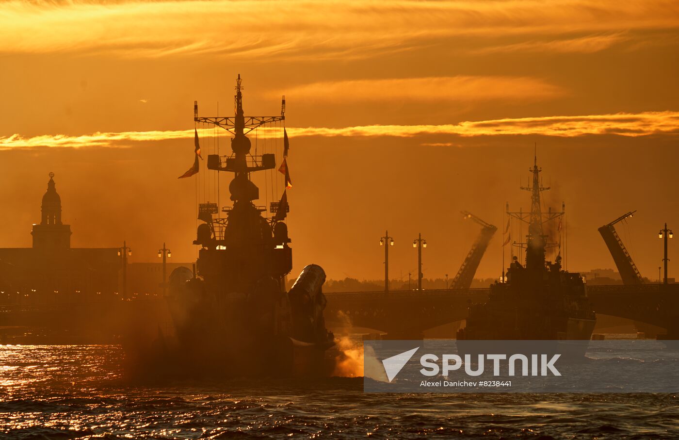 Russia Navy Day Parade Rehearsal