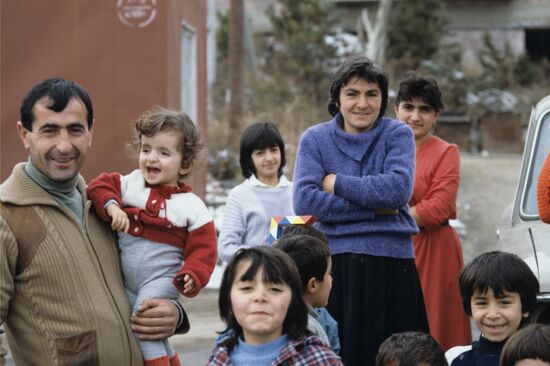 Aftermath of earthquake