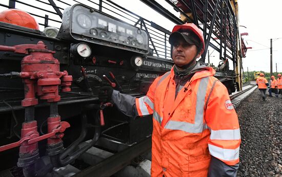 Russia Trans-Siberian Railway Repair Work