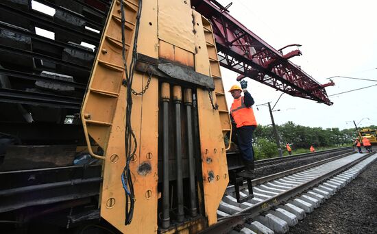 Russia Trans-Siberian Railway Repair Work