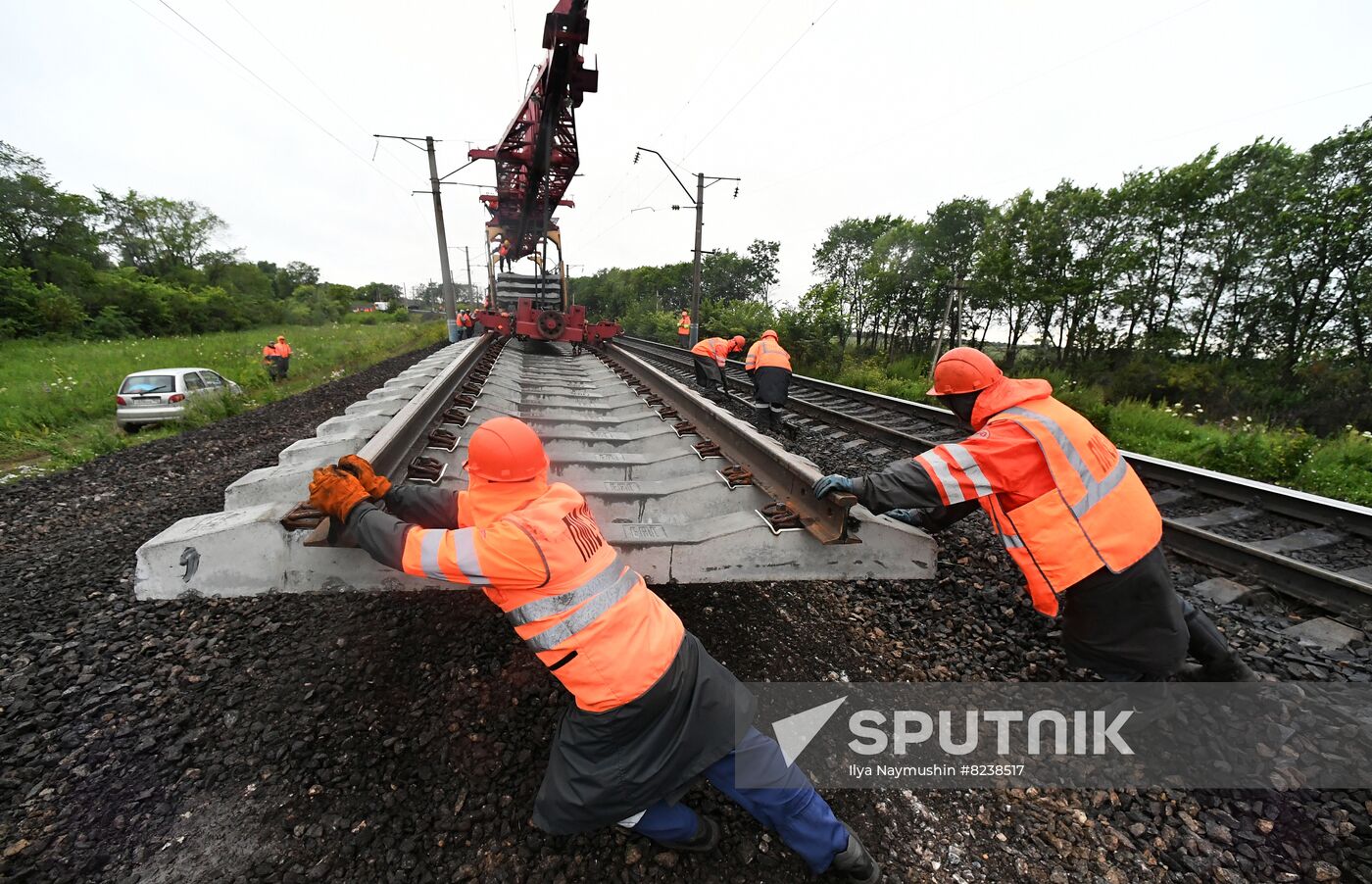 Russia Trans-Siberian Railway Repair Work