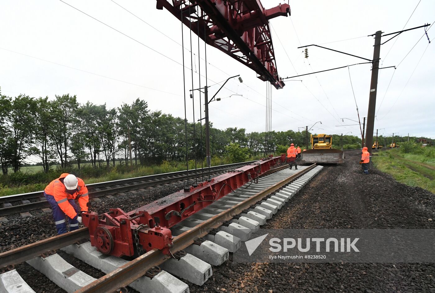 Russia Trans-Siberian Railway Repair Work