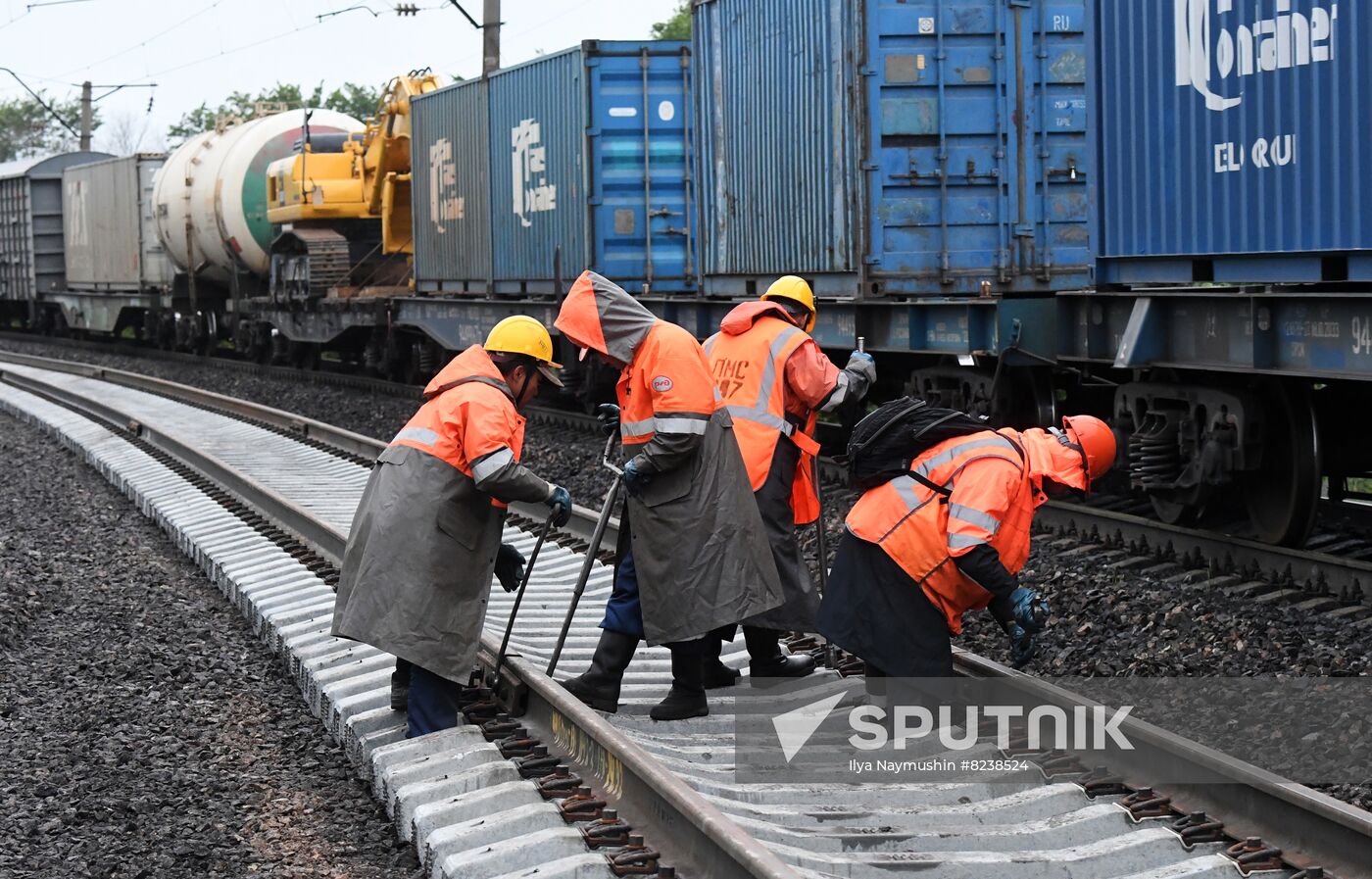 Russia Trans-Siberian Railway Repair Work