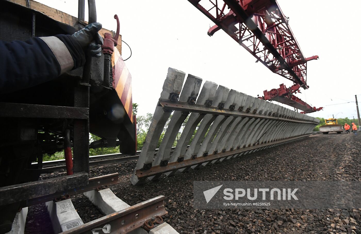 Russia Trans-Siberian Railway Repair Work