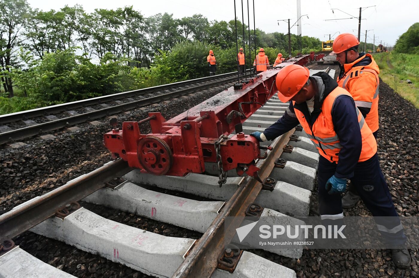 Russia Trans-Siberian Railway Repair Work