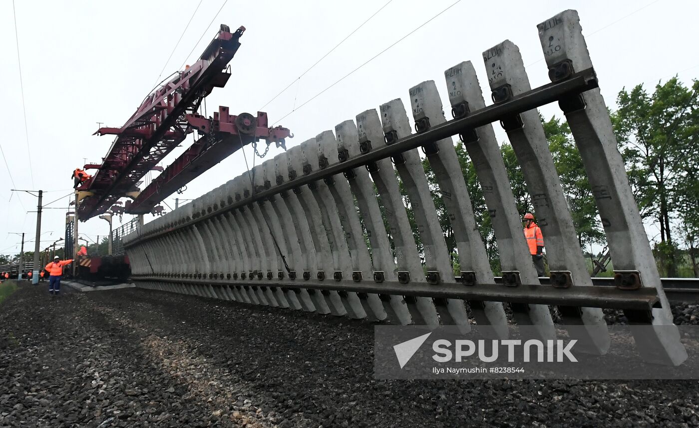 Russia Trans-Siberian Railway Repair Work