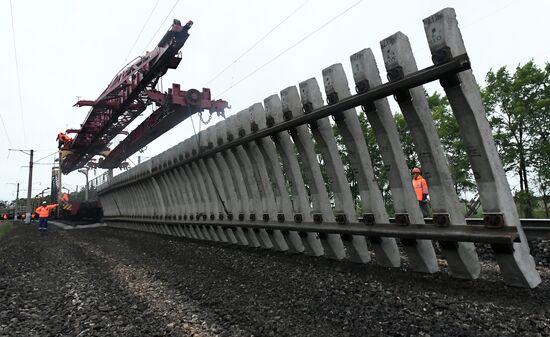 Russia Trans-Siberian Railway Repair Work