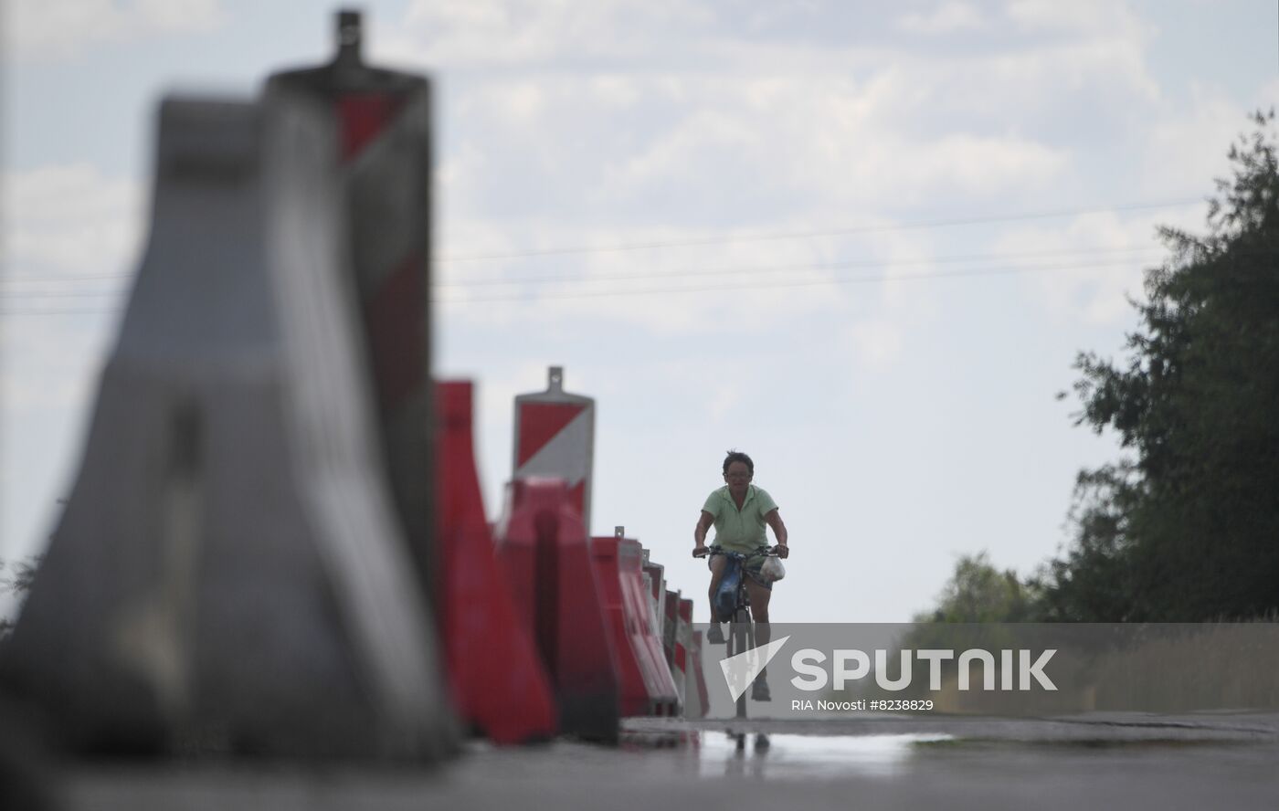 Ukraine Russia Military Operation Road Repair