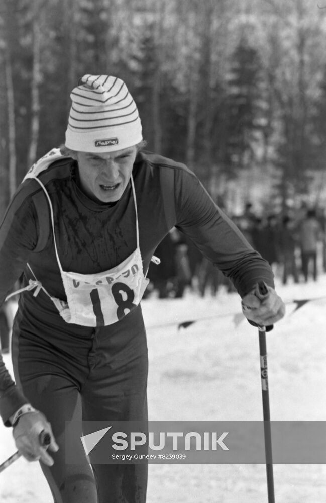 Skier Nikolai Zimyatov