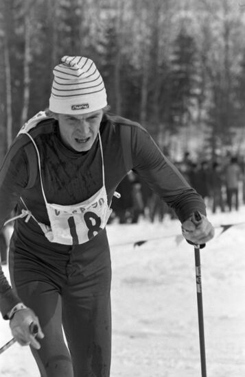Skier Nikolai Zimyatov