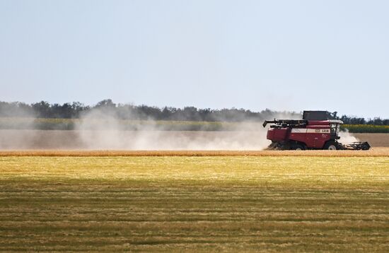 DPR Agriculture Wheat Harvesting