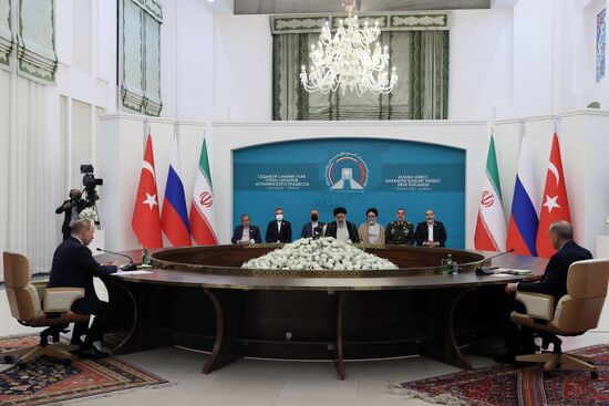 Iran Russia Turkey Trilateral Summit