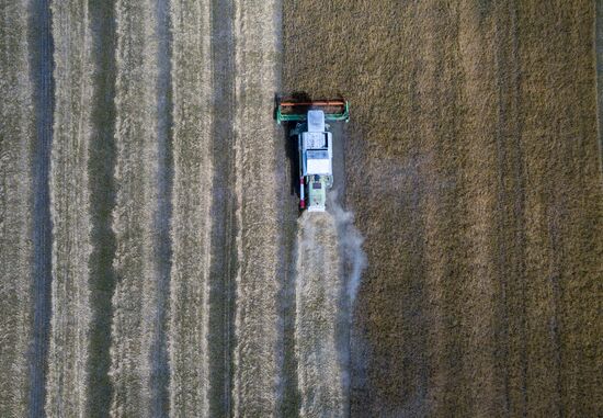 DPR Agriculture Wheat Harvesting