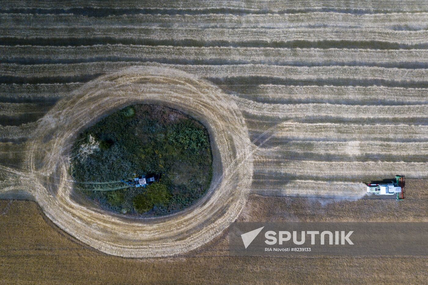 DPR Agriculture Wheat Harvesting
