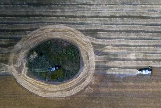 DPR Agriculture Wheat Harvesting