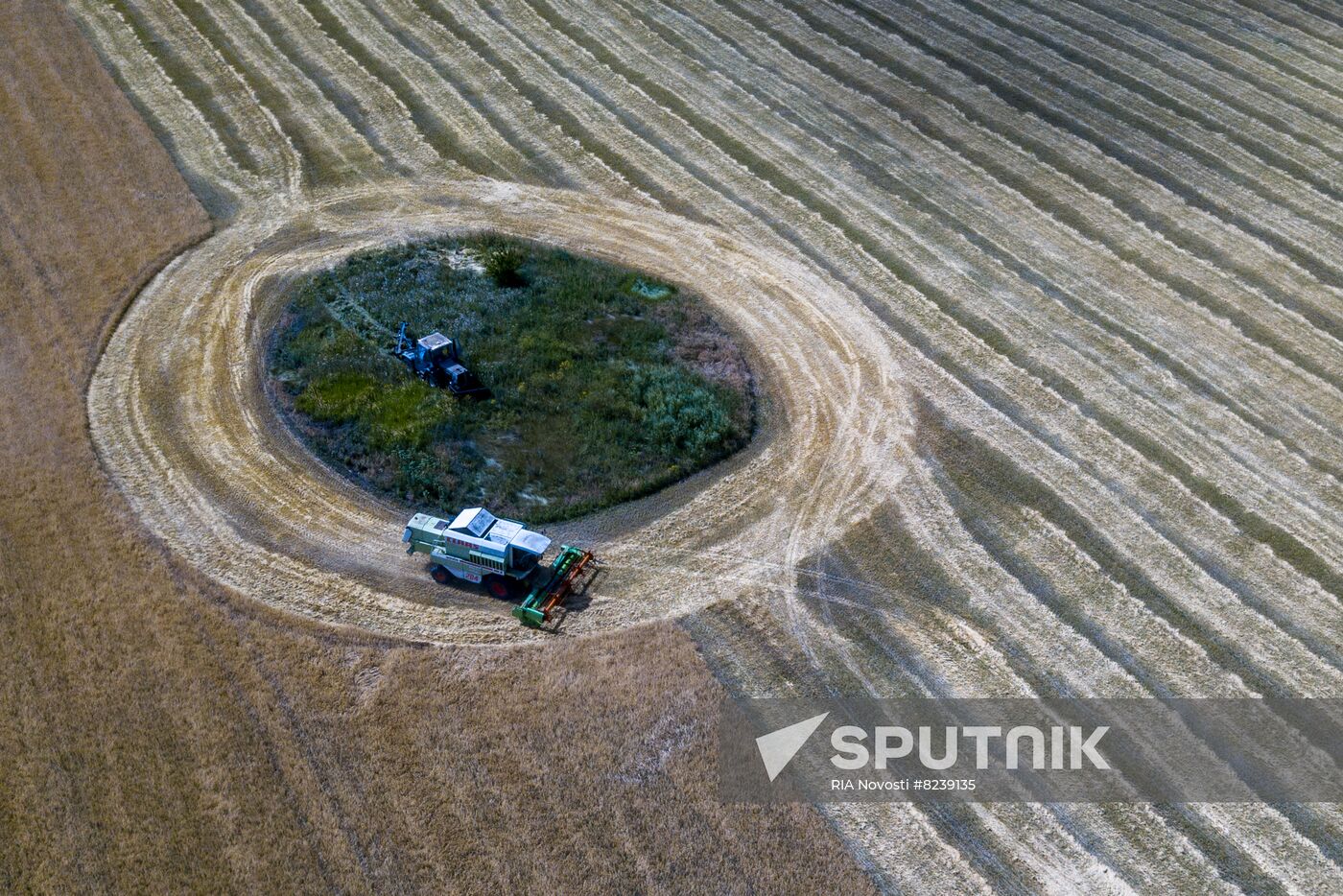 DPR Agriculture Wheat Harvesting