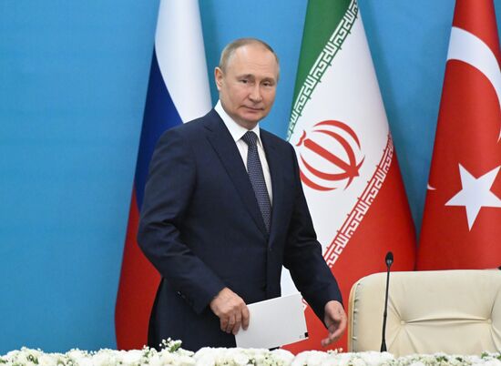 Iran Russia Turkey Trilateral Summit