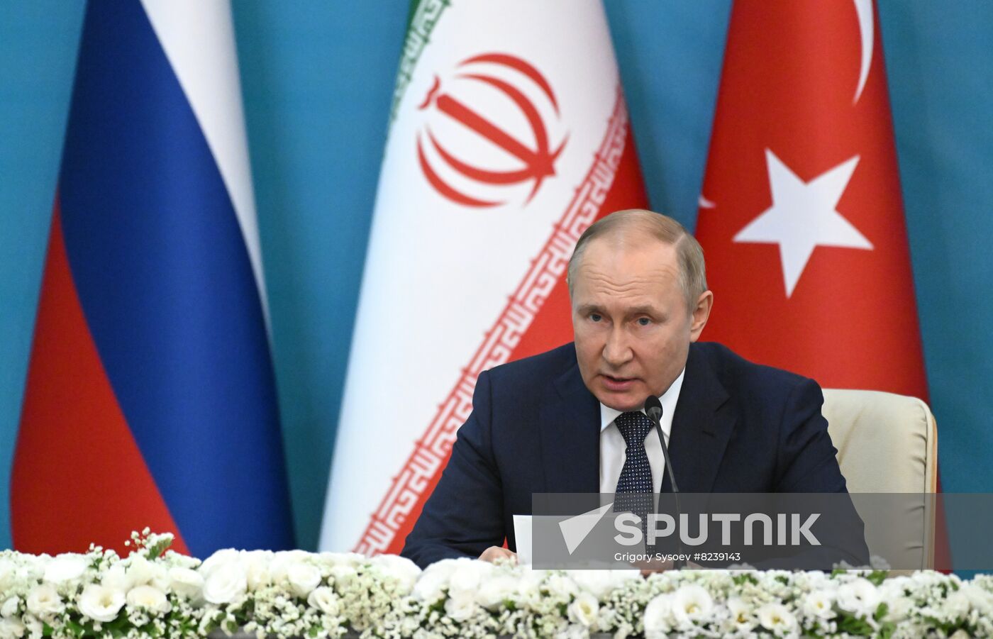 Iran Russia Turkey Trilateral Summit
