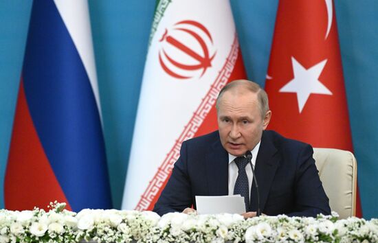Iran Russia Turkey Trilateral Summit