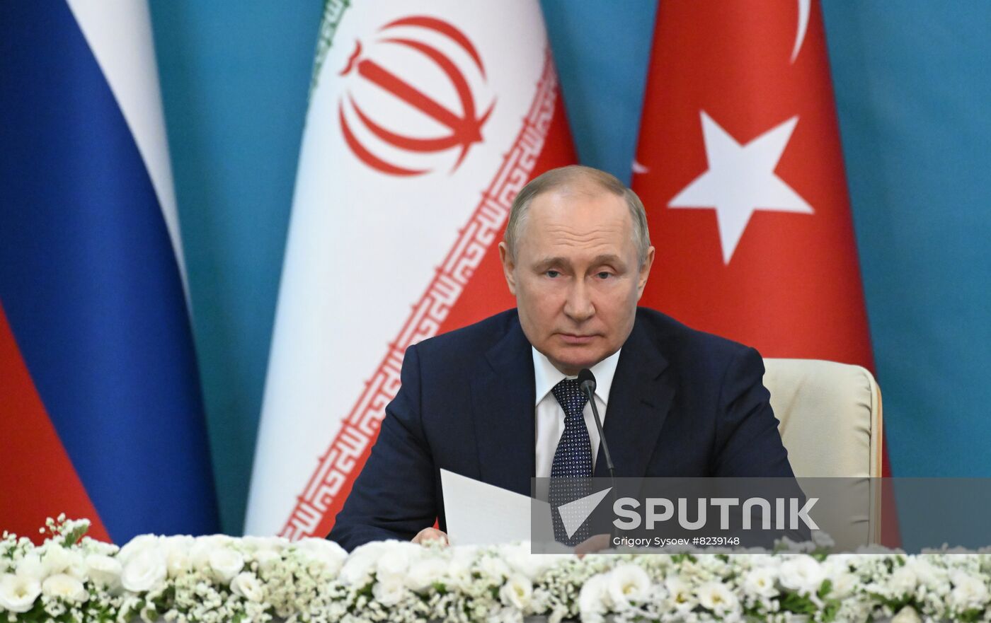 Iran Russia Turkey Trilateral Summit