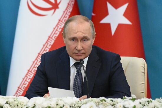 Iran Russia Turkey Trilateral Summit