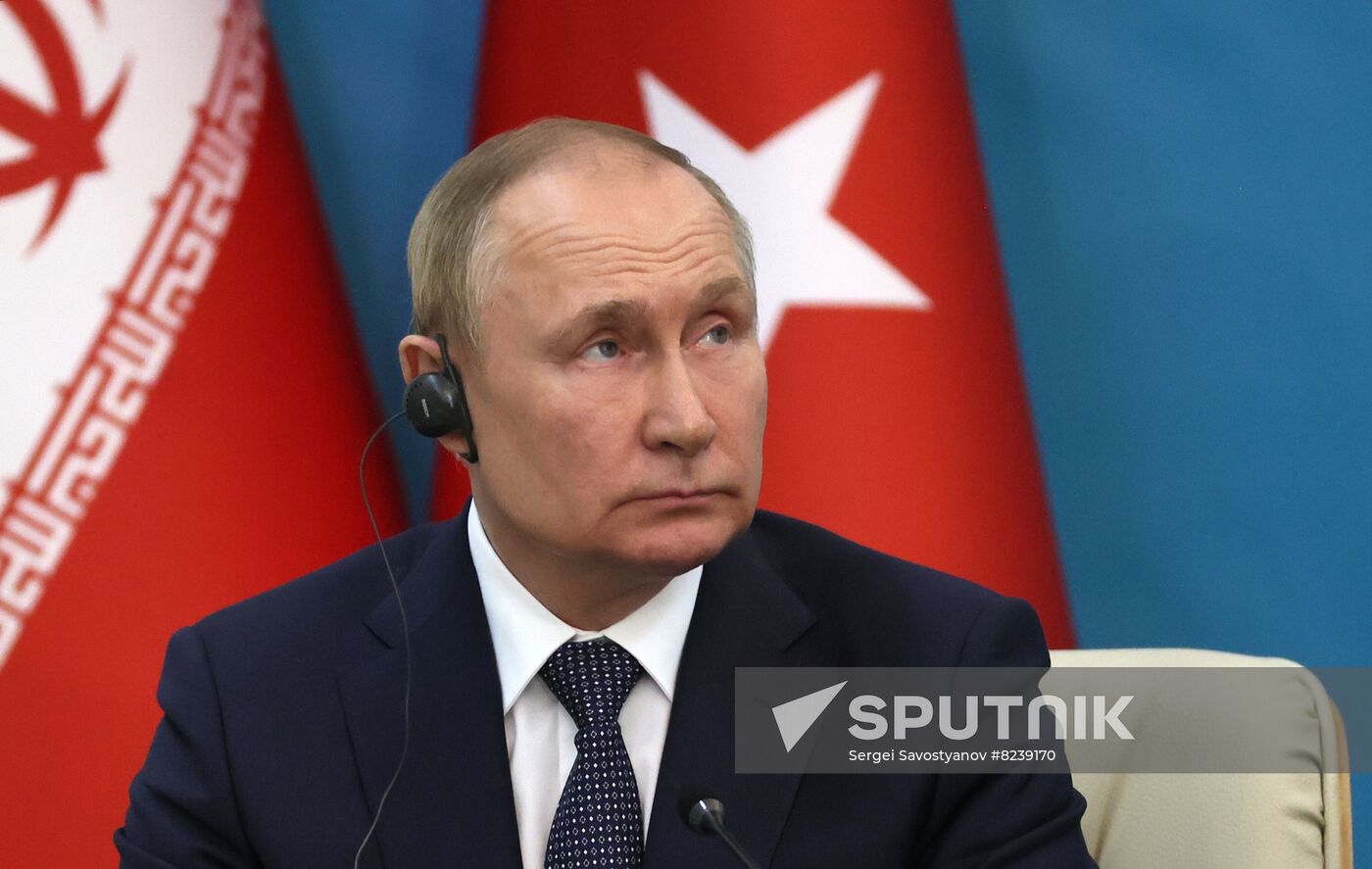 Iran Russia Turkey Trilateral Summit
