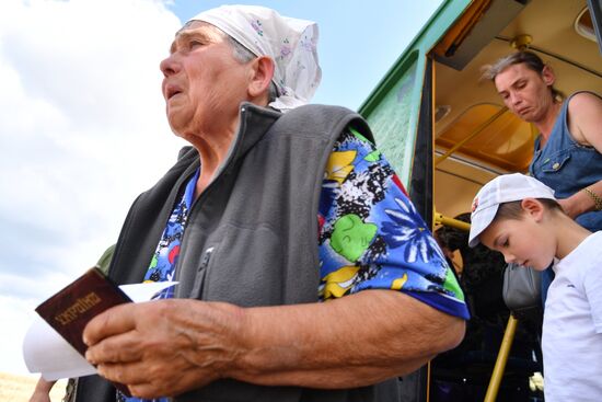 Ukraine Russia Military Operation Evacuation