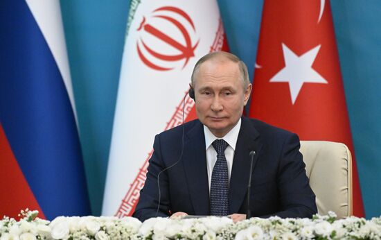 Iran Russia Turkey Trilateral Summit