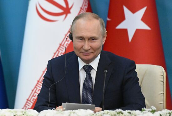 Iran Russia Turkey Trilateral Summit