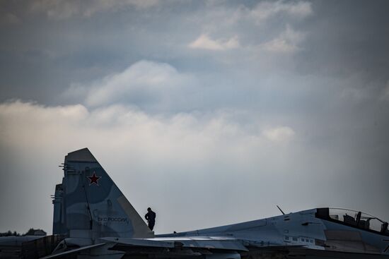 Ukraine Russia Military Operation Airfield