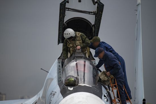 Ukraine Russia Military Operation Airfield