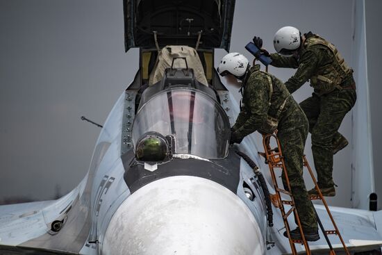 Ukraine Russia Military Operation Airfield